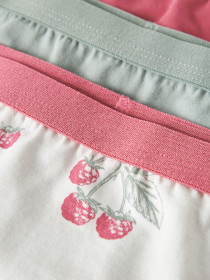 NAME IT 3-Pak Hipster Raspberry Cloud Dancer